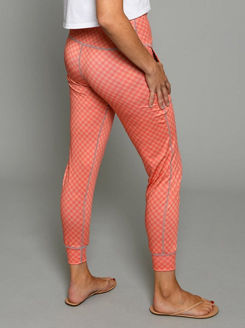 The Jogger - Floral / Mini Gingham